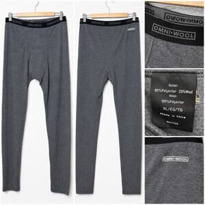 Omni Wool Thermal Base Layer Performance Pants Men’s XL Extra Large
